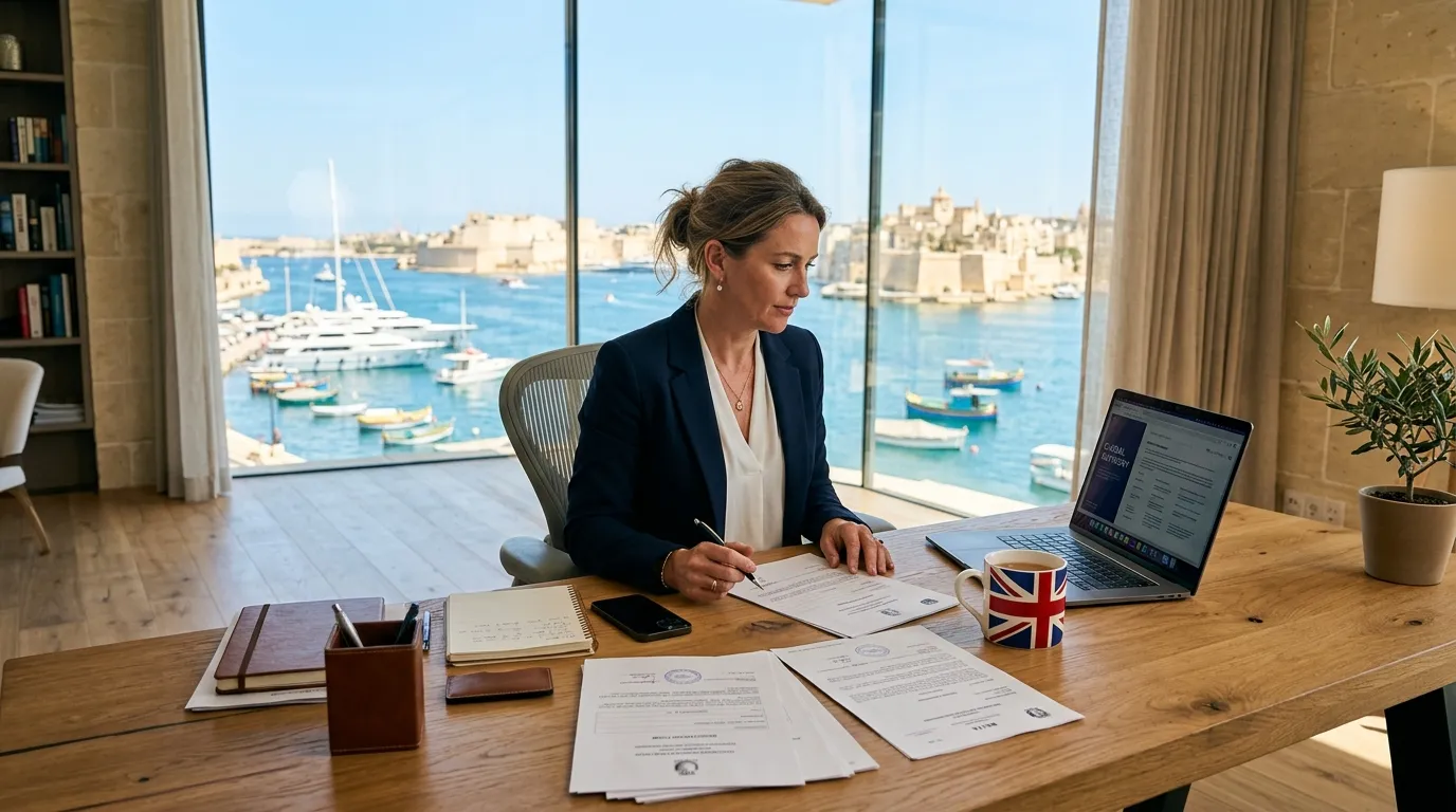 open business relocate Malta UK